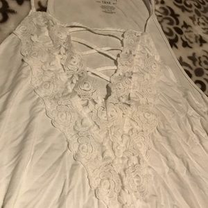 American Eagle soft lace detail tank